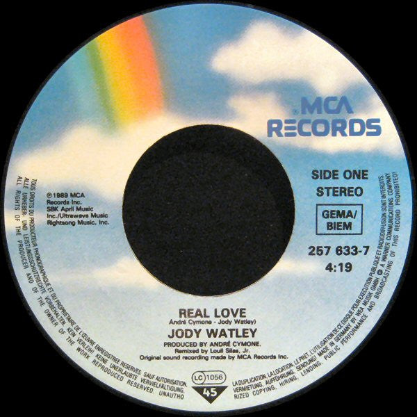 Jody Watley : Real Love (7", Single)