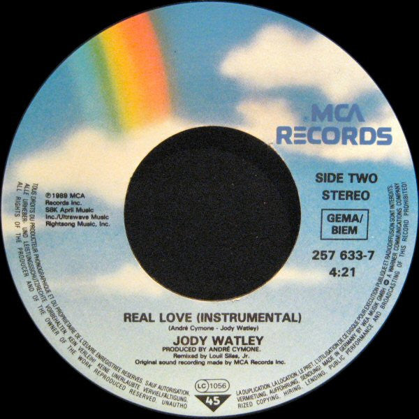 Jody Watley : Real Love (7", Single)