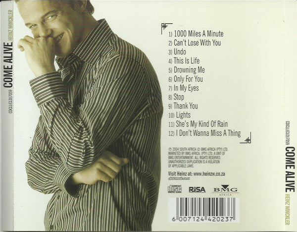 Heinz Winckler : Come Alive (CD, Album)