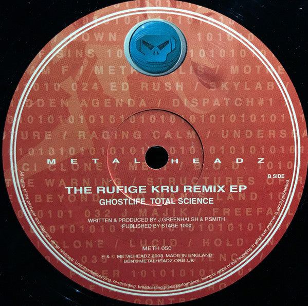 Rufige Kru / Total Science : The Rufige Kru Remix EP (2x12", EP)