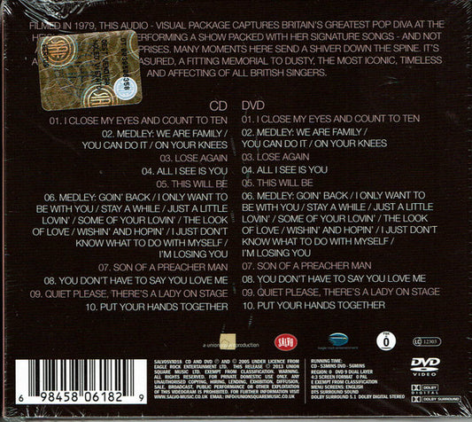 Dusty Springfield : Live At The Royal Albert Hall (CD, Album + DVD-V, PAL)