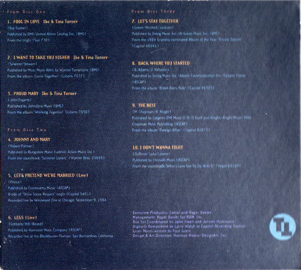 Tina Turner : The Collected Recordings (Sixties To Nineties) Box Set Sampler (CD, Comp, Promo, Smplr)