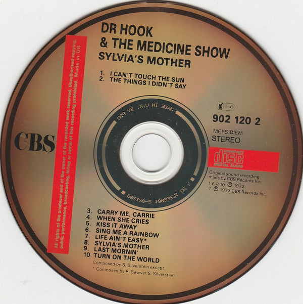 Dr. Hook & The Medicine Show : Sylvia's Mother (CD, Comp)