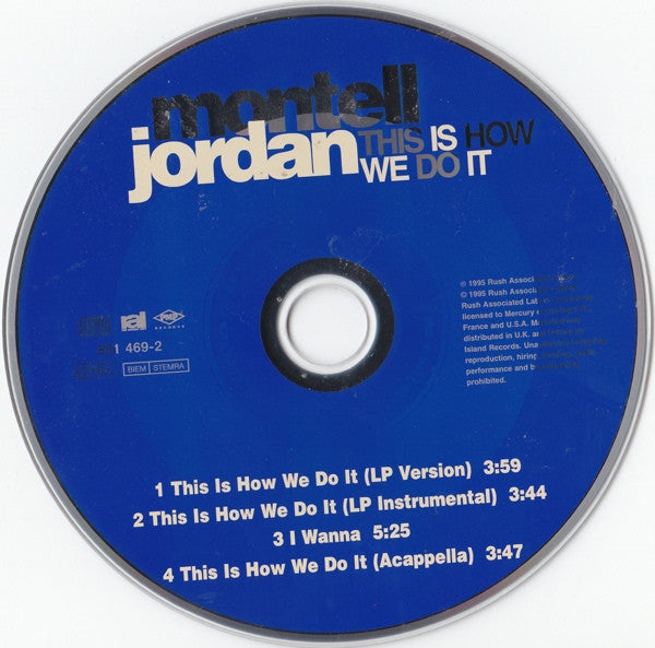 Montell Jordan : This Is How We Do It (CD, Single)