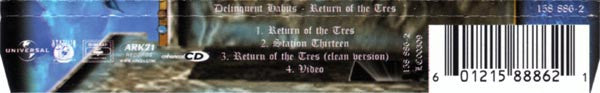Delinquent Habits : Return Of The Tres (CD, Maxi, Enh)