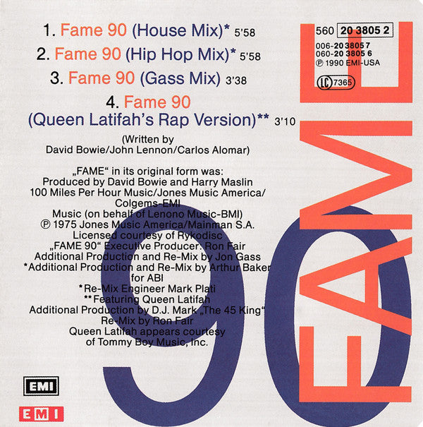 David Bowie : Fame 90 (CD, Maxi)