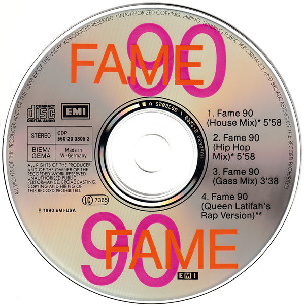 David Bowie : Fame 90 (CD, Maxi)