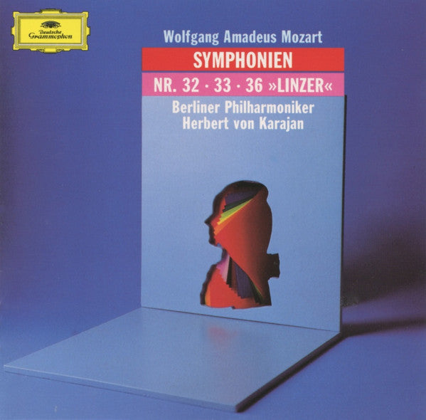 Wolfgang Amadeus Mozart, Berliner Philharmoniker, Herbert von Karajan : Symphonies Nos. 32,33,36 "Linzer" (CD, Comp, RE, RM)