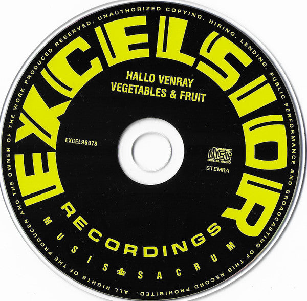 Hallo Venray : Vegetables & Fruit (CD, Album)