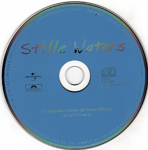 Steve Willaert : Stille Waters (CD, Album, Enh)