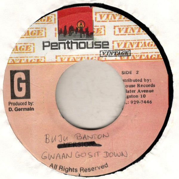 Buju Banton : Immigration Law (7", RP)