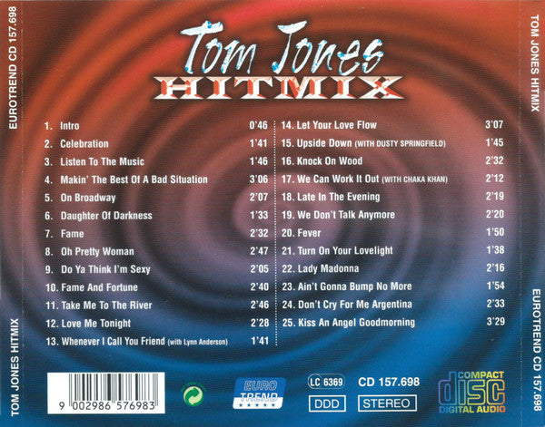 Tom Jones : Hitmix - The Tiger Is Back (CD, Comp)