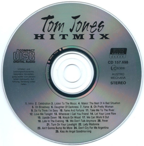 Tom Jones : Hitmix - The Tiger Is Back (CD, Comp)