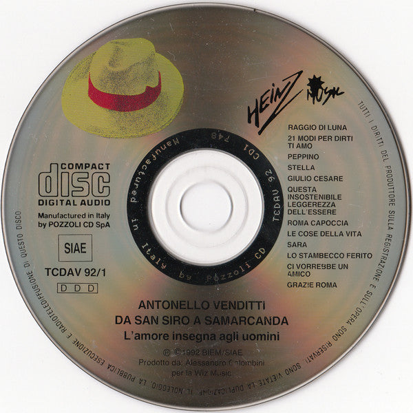 Antonello Venditti : Da San Siro A Samarcanda "L'Amore Insegna Agli Uomini" (2xCD, Album, Liv)