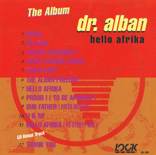 Dr. Alban : Hello Afrika (The Album) (CD, Album)