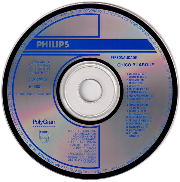 Chico Buarque : Personalidade (CD, Comp)
