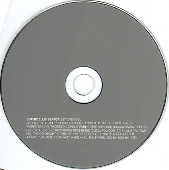 Sophie Ellis-Bextor : Get Over You (CD, Single, Uni)