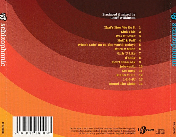 Us3 : Schizophonic (CD, Album)