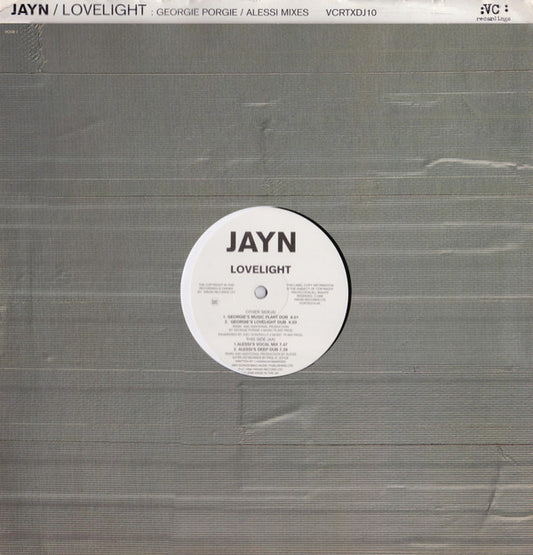 Jayn Hanna : Lovelight (12", Promo)