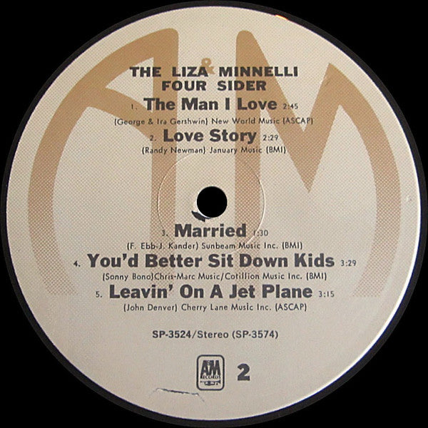 Liza Minnelli : The Liza Minnelli Foursider (2xLP, Comp)