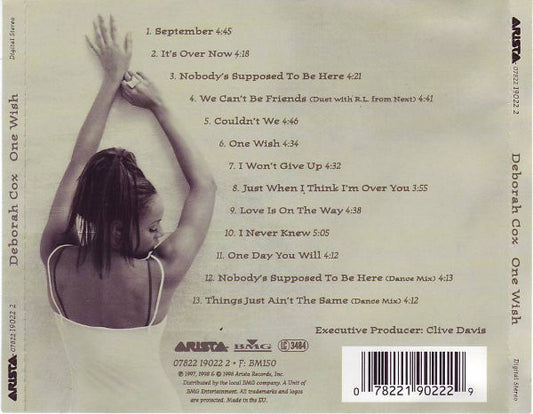 Deborah Cox : One Wish (CD, Album)