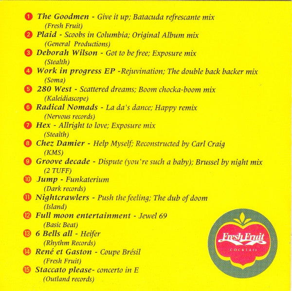 Various : Fresh Fruit Cocktail #1 (CD, Comp, Mixed)