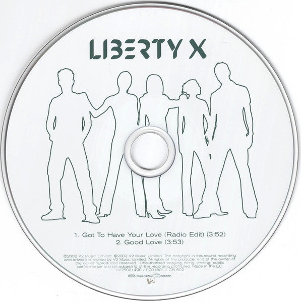 Liberty X : Got To Have Your Love (CD, Single, Car)