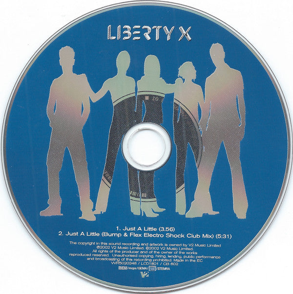 Liberty X : Just A Little (CD, Single, Car)