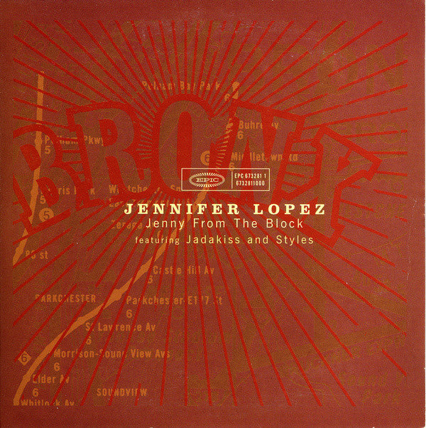 Jennifer Lopez Featuring Jadakiss And Styles P : Jenny From The Block (CD, Single, Car)