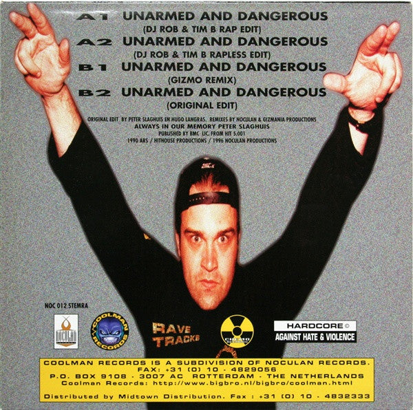 MC Hughie Babe : Unarmed And Dangerous (12")