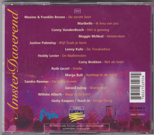 Various : Amsterdaverend - Eurovisie Songfestival Van De Eeuw (CD, Album)