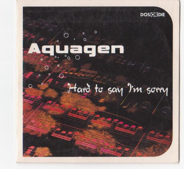 Aquagen : Hard To Say I'm Sorry (CD, Single, Car)