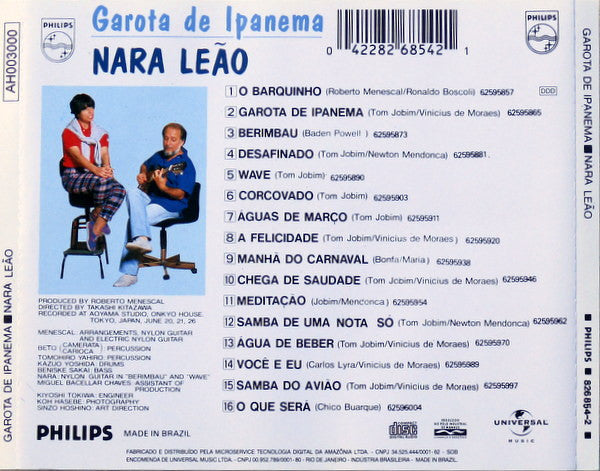Nara Leão : Garota De Ipanema (CD, Album, RE, RP, AH)