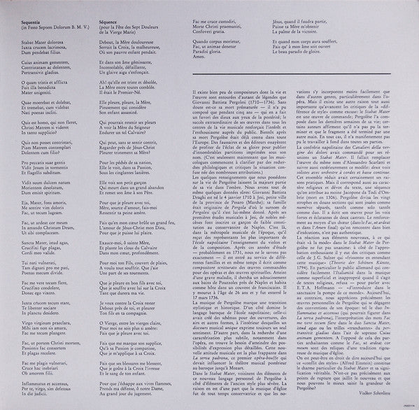 Giovanni Battista Pergolesi, Mirella Freni - Teresa Berganza - Solisti Dell'Orchestra "Scarlatti" Napoli - Ettore Gracis : Stabat Mater (LP, Album, Gat)