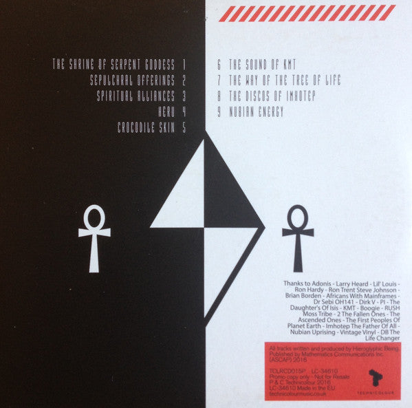 Hieroglyphic Being : Discos Of Imhotep (CD, Album, Promo)