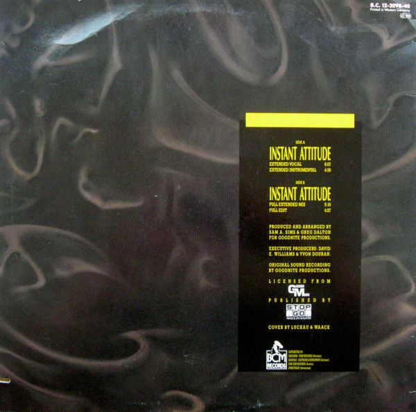 Nini : Instant Attitude (12")