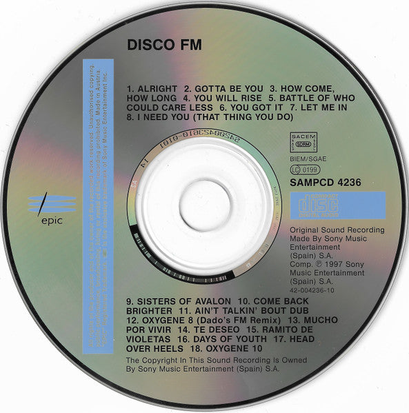 Various : Disco FM (CD, Comp, Promo)