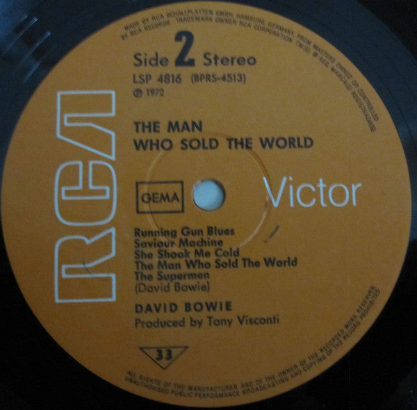 David Bowie : The Man Who Sold The World (LP, Album, RE)