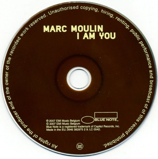 Marc Moulin : I Am You (CD, Album)