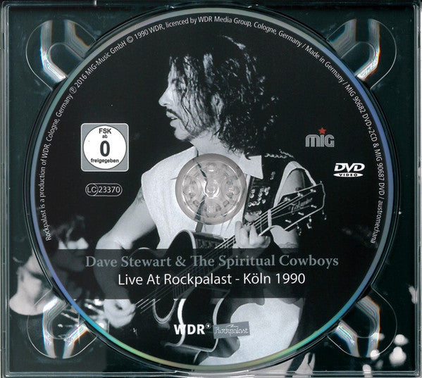 Dave Stewart And The Spiritual Cowboys : Live At Rockpalast - Köln 1990 (2xCD + DVD-V, NTSC, PCM)