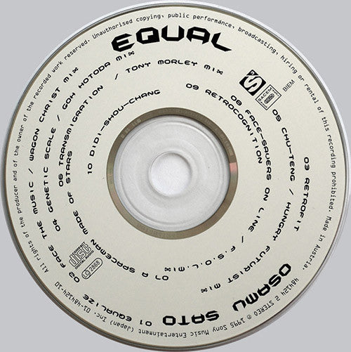 Osamu Sato : Equal (CD, Album)