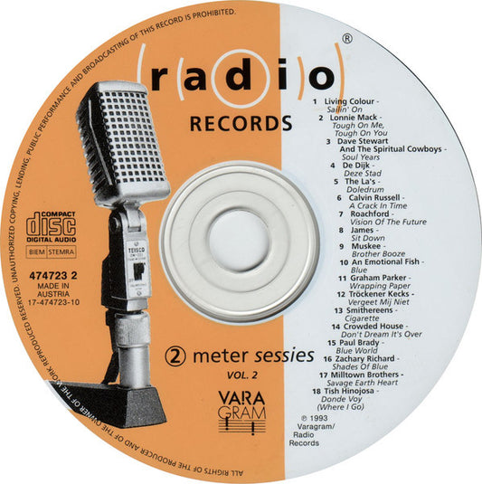 Various : 2 Meter Sessies - Volume 2 (CD, Comp, RE)