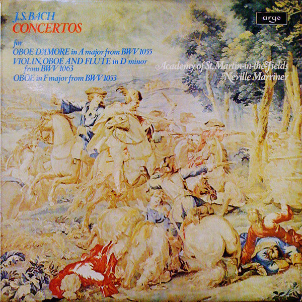 Johann Sebastian Bach - The Academy Of St. Martin-in-the-Fields, Sir Neville Marriner : Concertos (LP)