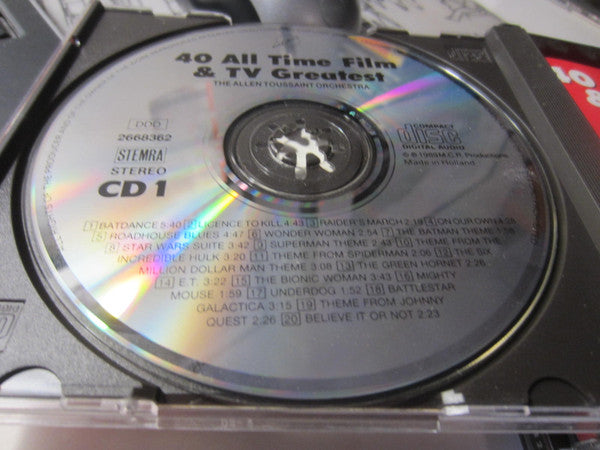 The Allen Toussaint Orchestra : 40 All Time Film & TV Greatest (2xCD, Comp)