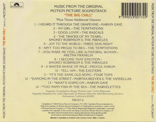 Various : The Big Chill (Original Motion Picture Soundtrack) (CD, Comp)
