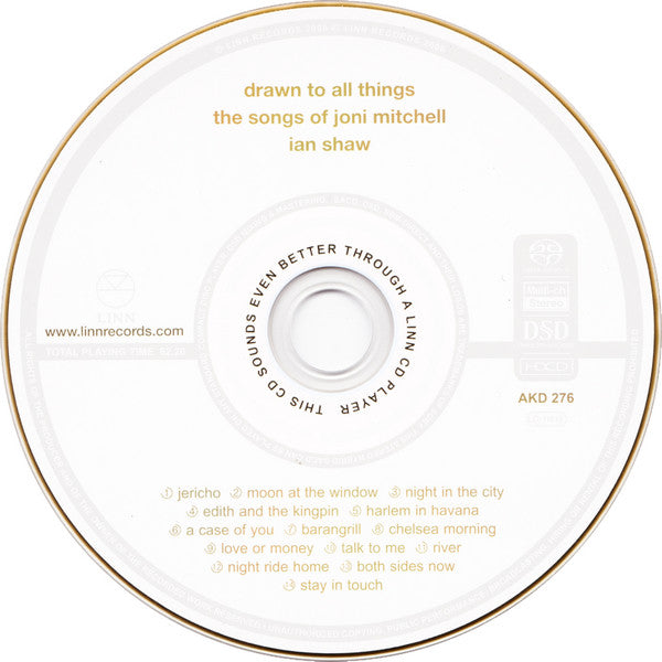 Ian Shaw (2) : Drawn To All Things (The Songs Of Joni Mitchell) (SACD, Hybrid, Multichannel, Album)
