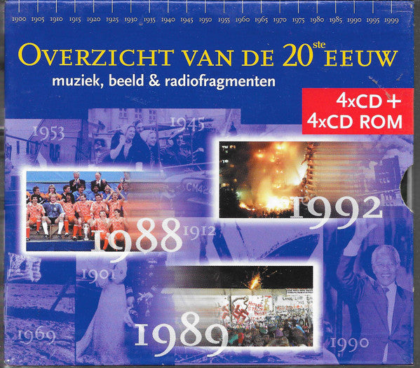 Various : Overzicht van de 20ste Eeuw: Muziek, Beeld & Radiofragmenten (4xCD, Comp)