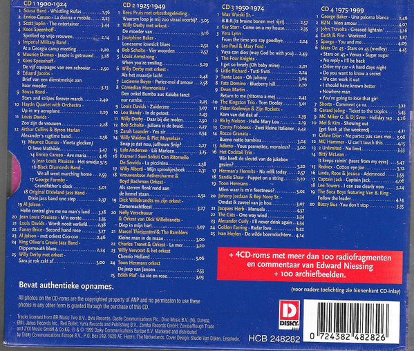 Various : Overzicht van de 20ste Eeuw: Muziek, Beeld & Radiofragmenten (4xCD, Comp)