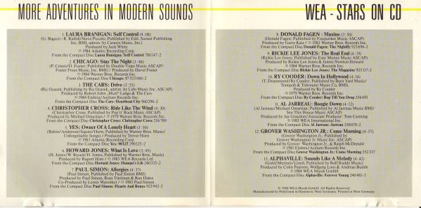 Various : More Adventures In Modern Sounds (CD, Comp, Tar)