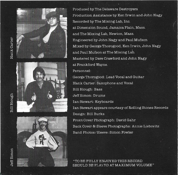 George Thorogood & The Destroyers : Bad To The Bone (CD, Album, RE)